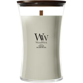 Woodwick Fireside Duftkerze 610 g braun