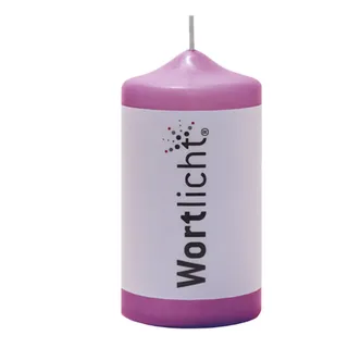 Bulla Design Wortlicht WORTlicht Kerze Liebeserklärung 7,5 cm