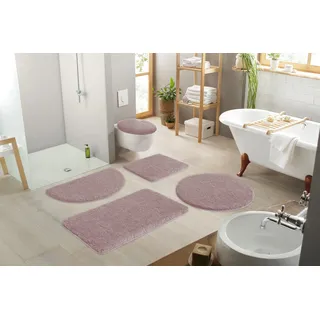 MY HOME »Sanremo, Badvorleger, Badezimmer Teppich, sehr weich« Höhe 30 mm rutschhemmend beschichtet fußbodenheizungsgeeignet schnell trocknend Badteppich, unifarben, rechteckig, rund & als 3-tlg. Set erhältlich