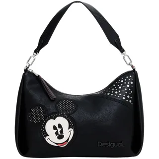 DESIGUAL Mickey Studstyle Umhängetasche Synthetik Black