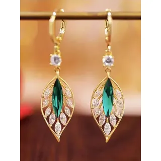 Ohrringe Lista - grün - Ohrringe mit Kristallen