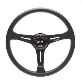 Simoni Racing SLAG Sportlenkrad schwarz | Schwarz PU
