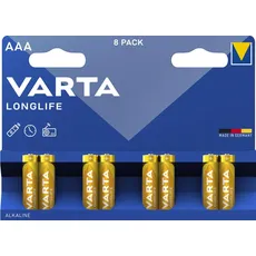 Varta Longlife (8 Stk., AAA, 1200 mAh), Batterien + Akkus