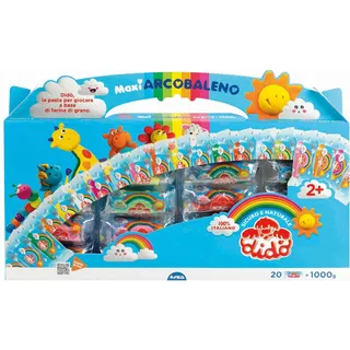 DIDO' F363000 Koffer Maxi Regenbogen verschiedene Farben