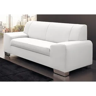 DOMO. collection DOMO collection 2-Sitzer »Alisson kubische Formensprache mit abgerundeten Elementen, komfortabel« fester Sitzkomfort, weiß,