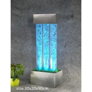 Wassersäule Wasserwand Brunnen Led Beleuchtung Wasserspiel Wassersäule Säulen - Transparent