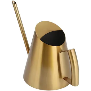 Gießkanne Metall, Giesskanne Gold Kleine Gießkanne Zimmerpflanzen mit Langer Auslauf für Pflanzen Zimmerpflanze (1500 ml)