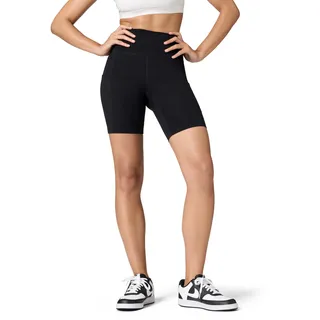 Nike Damen Dri-Fit One Hr Pkt Shorts, Black/Black, S