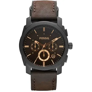 Fossil Machine Chronograph Leder 42 mm FS4656IE