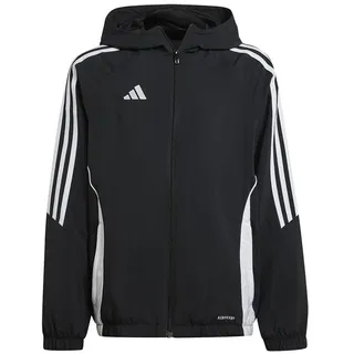 Adidas Tiro24 Windbreaker Jacke - Black / White - 13-14 Jahre