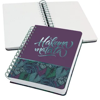 Sigel Notizbuch Jolie A5 punktkariert Lila/Türkis/Grün