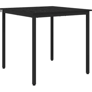 vidaXL Esstische 80 x 80 x 75 cm METALL - Schwarz