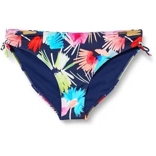 Firefly Damen Elly Badehose, Navy Dark/Flower, 46 EU