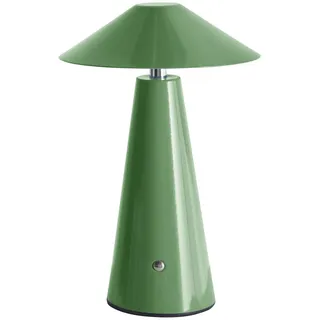 Beliani Led-Tischleuchte Grün/Schwarz/Weiß/Silber Apayao , Grün, Schwarz, Weiß, Silberfarben , Metall , LED integrated , 18x29x18 cm , Lampen & Leuchten, LED Beleuchtung, LED-Tischlampen