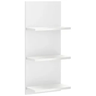 WELLTIME Wandregal Palermo 30,3 x 17,4 x 70,2 cm Weiß