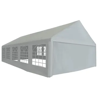 Zeltstoff ohne Gestell Grau 10 x 5 m PE - Grau