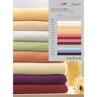 IRISETTE Spannbettlaken Frottee 190 x 200 cm weiß