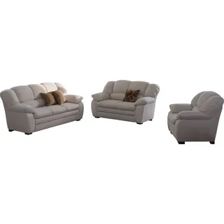 Cotta Couch Baumwolle/Polyester 3-2-1 Garnitur Sand
