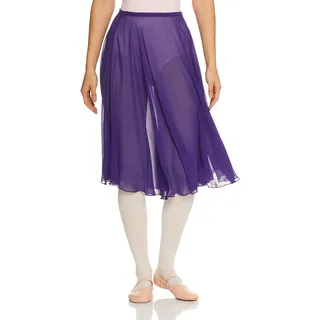 Capezio Mid Calf Full Circle Skirt, Deep Purple, Medium
