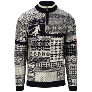 Dale of Norway History Sweater navy offwhite raspberry (C) XXL