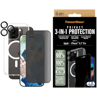 Panzer Glass PanzerGlass 3-in-1 Privacy Protection Displayschutzglas 1St.