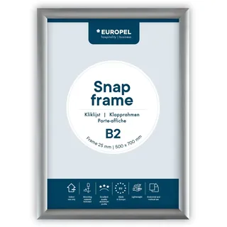 Europel 355012 Silber 50x70 cm 2er Set