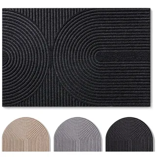 Blumtal 70 x 120 cm Dunkelgrau