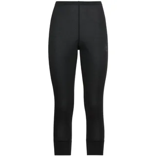 Odlo Active Warm 3/4-Thermoleggings Damen – Skiunterwäsche | Warme 3/4-Funktionsunterhose aus 100 % recyceltem Polyester – ergonomisch, weich und ideal für Skischuhe & Wintersport