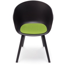 Hey Sign About a Chair Sitzauflage, Schurwolle, Maigrün 30AR, 39x37x0,5 cm