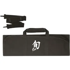 Shun Messerrolle, 8 Schlitze für Küchenmesser, Tragetasche, 49,5 x 45,7 cm, schwarz