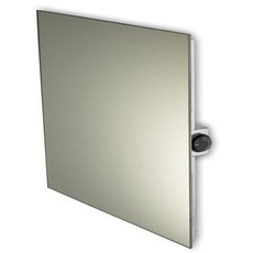 Bild Infrarotheizung Glasheizkörper 440W 60x60cm Dekorfarbe Spiegel silberfarben