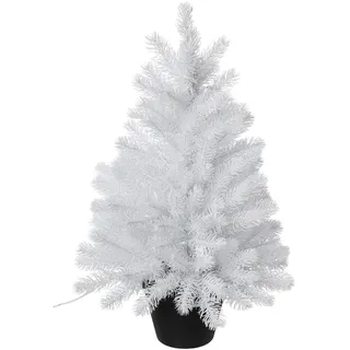 Künstlicher Tannenbaum Weihnachtsbaum 60cm 135 Spitzen PE weiß