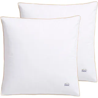 Balette Federkopfkissen 80 x 80 cm Weiß