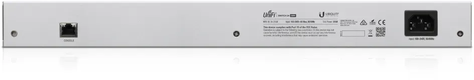 Bild von Ubiquiti UniFiSwitch 24 Rackmount Gigabit Managed Switch, 24x RJ-45, 2x SFP, 250W PoE+ (US-24-250W)