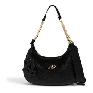 Liu Jo für Damen. AF6207-ES039 Schwarze Crossover-Tasche (OSFA), Lässig, Polyester