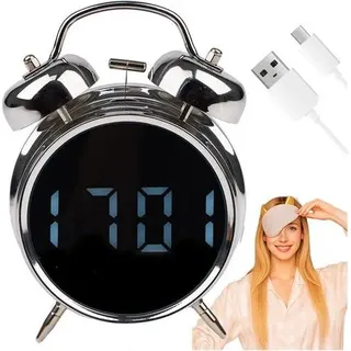 Digitaler Wecker, lauter Retro-Stil, Sprachsteuerung