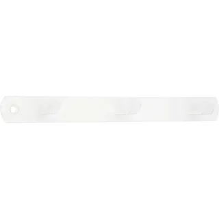 Siro Schlüsselleiste 1135 Metall Weiß Länge 200 mm 3 Haken