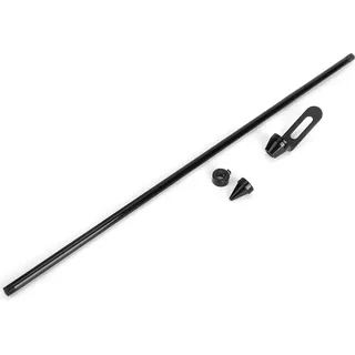Universal Motorcycle Auto Fahnenmast Rücksitzgepäck Rack Rack Mount Flag - Schwarz, Silber