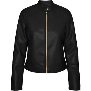 VERO MODA Damen Vmdixiemaria Short Coated Jacket Ent Kurzjacke, Black, S