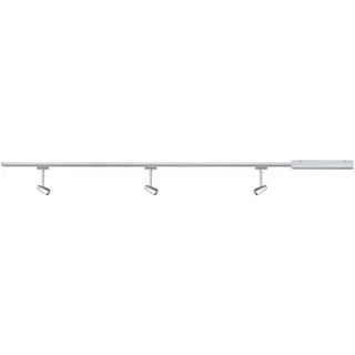 Paulmann 95459 URail Schienensystem Set Barelli max 3x10W GU10 Chrom matt/Chrom 230V 1m Schienensystem Schienenleuchte Deckenbeleuchtung