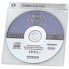Bild CD/DVD TOP Cover, für je 1 CDs/DVDs, transparent, Packung mit 10 Hüllen, 520019