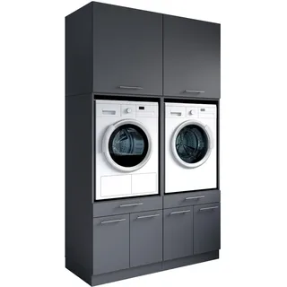 laundreezy Mehrzweckschrank-Set »Laundreezy, 4-tlg. Mehrzweckschrank-Set B/H/T 135/238/68 cm« 4 Stk. tlg.