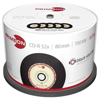PrimeOn CD-R 700MB 50er Spindel 50 x), Optischer Datenträger