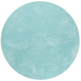 Esprit Hochflorteppich , Türkis , Textil , Uni , rund , Textiles Vertrauen - Oeko-Tex® , für Fußbodenheizung geeignet, in verschiedenen Größen erhältlich, Fasern thermofixiert (heatset), pflegeleicht , Teppiche und Böden, Teppiche, Runde Teppiche