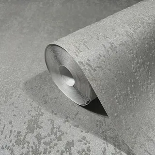 Marburg Vliestapete Glitzernde Glasperlen Metalloptik Modern 10,05 x 0,7 m Grau