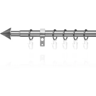 Lichtblick ORIGINAL »Gardinenstange Kegel, 20 mm, ausziehbar, 1 läufig 130 - 240 cm« Ø 20 mm 1 läufig-läufig ausziehbar Einläufige Vorhangstange mit Ringen für Gardinen und Stores.,