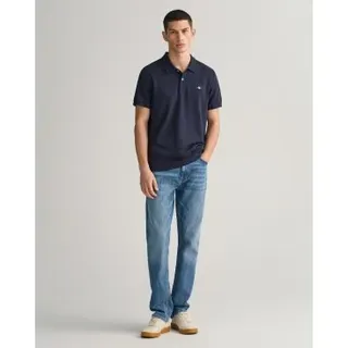 Gant für Herren. 1000261 Jeans Regular Fit blau (36/34), Lässig, Baumwolle, Denim