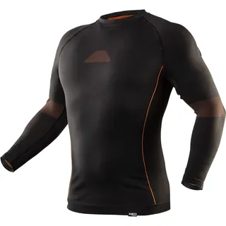 Herren Thermounterwäsche CARBON Thermo Unterwäsche Funktionsunterwäsche Skiunterwäsche für Winter langarm Shirt NEO TOOLS - Größe: XXL/3XL - Schwarz