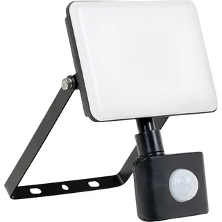 LUXULA LED Außenstrahler Aluminium, Kunststoff 5,0 cm mit Bewegungsmelder schwarz