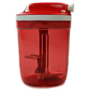 Tupperware Chef Multi-Chef rot Supersonic zum Zerkleinern & Aufschlagen Speedy Girl